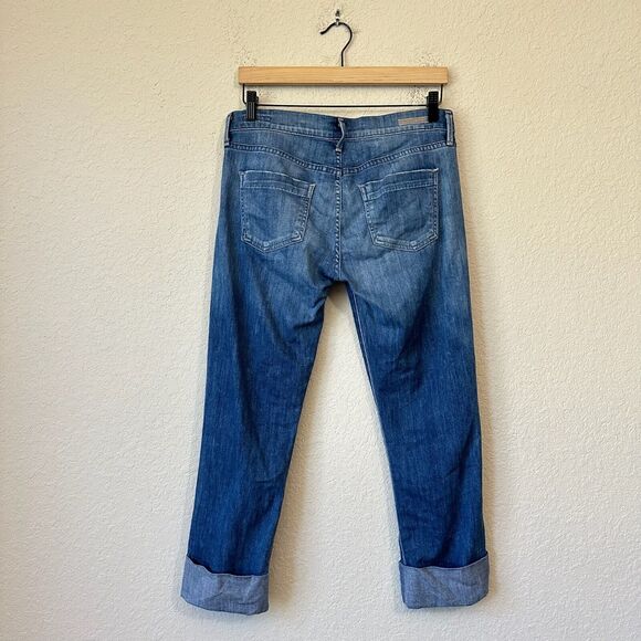 CITIZENS OF HUMANITY Dani Cropped Straight Leg Jeans Low-rise in Blue - Picture 6 of 16